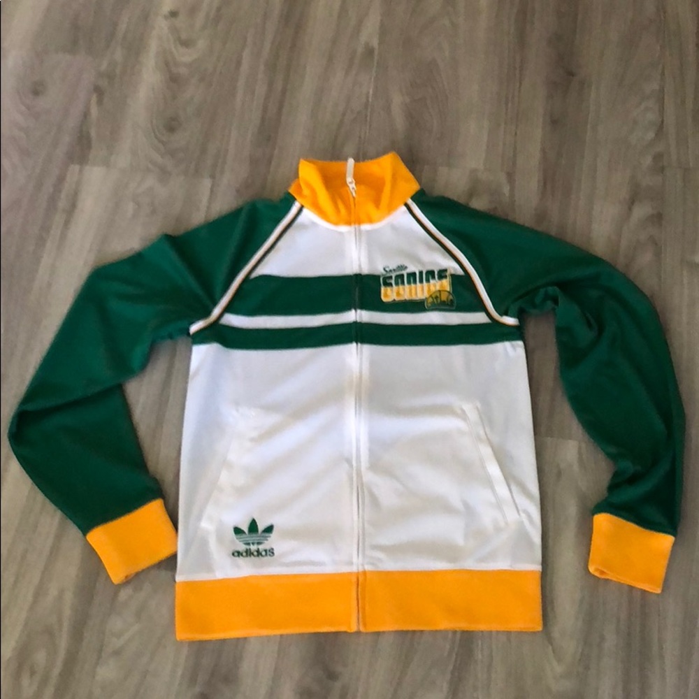 Vintage Adidas Seattle Sonics Track Jacket